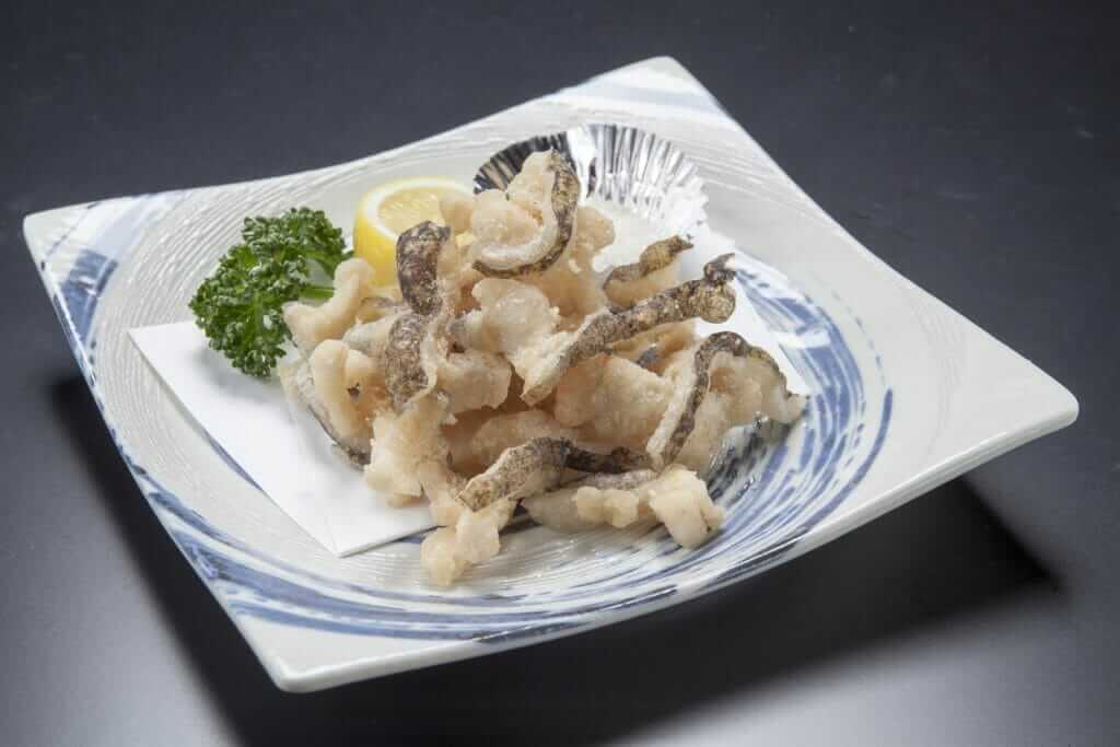 うつぼの唐揚げ　770円